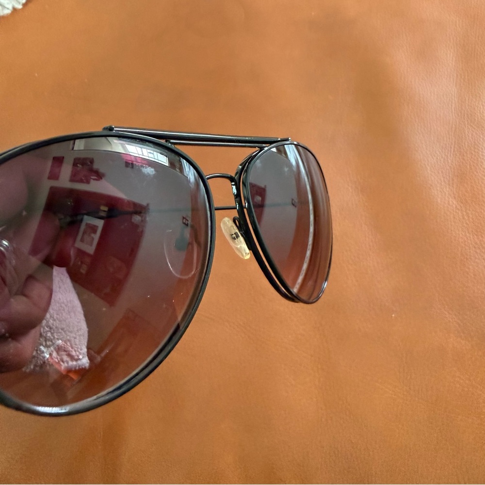 Black Flip-Up Aviator Sunglasses - Unbranded - Picture 3 of 4